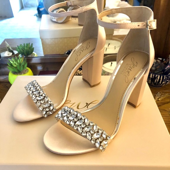 Baldwin ankle strap sandal jewel badgley mischka Clearance